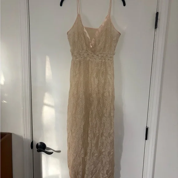 Vintage America Cream Lace Chemise - Picture 1 of 8